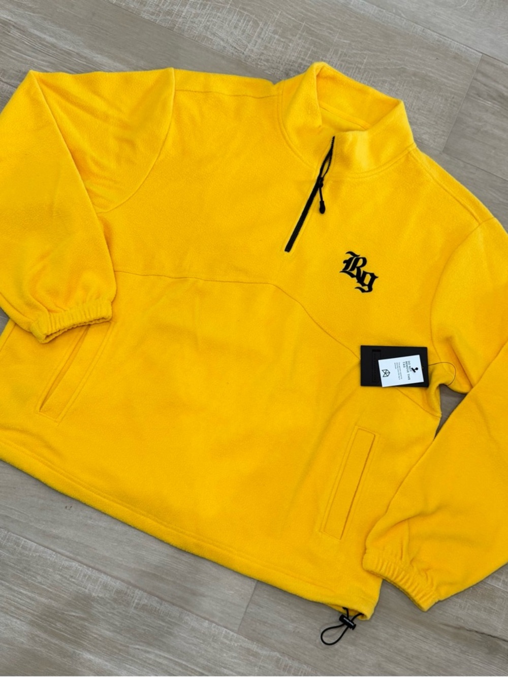 RawGear Quarter Zip Pullover Fleece Jacket Medium MSRP $75